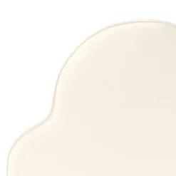 BELLEVUE - Eenpersoonsbed - Lichtbeige - 90 x 200 cm - Fluweel