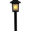 Ben Tools Prikspot - solar tuinverlichting - vlameffect - 34 cm