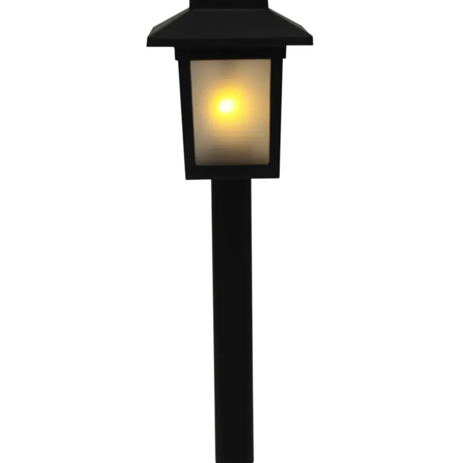 Ben Tools Prikspot - solar tuinverlichting - vlameffect - 34 cm