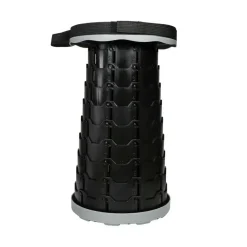 Benson Opvouwbare kruk - grijs - kunststof - inklapbare stoel