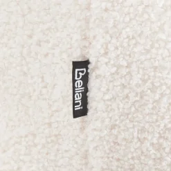 BEREA - Poef set van 2 - Gebroken wit - Bouclé