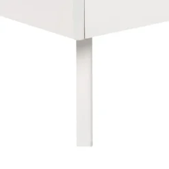 BERRIC - Tweepersoonsbed - Wit - 140 x 200 cm - MDF