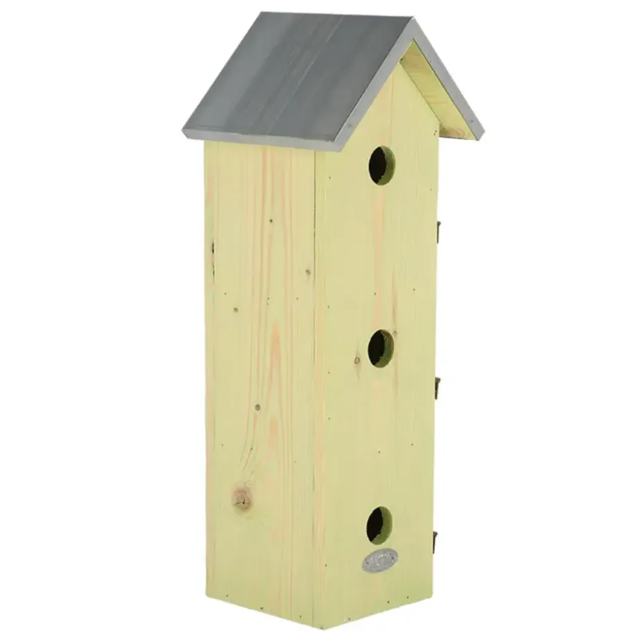 Best for Birds Vogelhuisje - mussenflat - hout - 51 x 19 cm