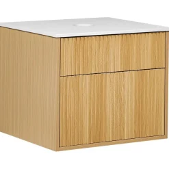 BEXTI - Badkamermeubel - Lichtbruin - 60 x 52 cm - Hout