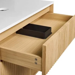 BEXTI - Badkamermeubel - Lichtbruin - 60 x 52 cm - Hout