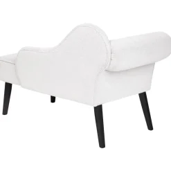 BIARRITZ - Chaise longue - Wit - Linkerzijde - Polyester