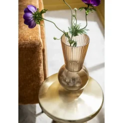 Bijzettafel Amara - goudkleurig - 48xØ36 cm