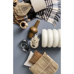 Bijzettafel Barbella - beige - 45xØ33 cm