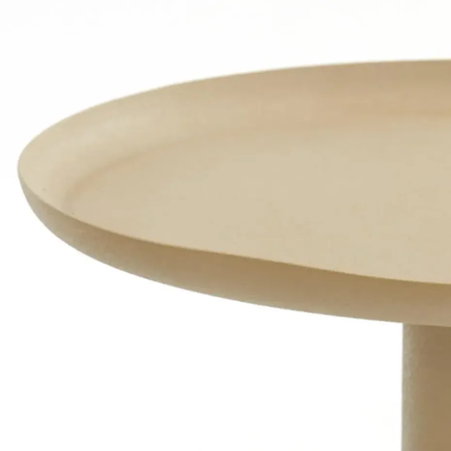 Bijzettafel Milaki - Beige - Ø39cm
