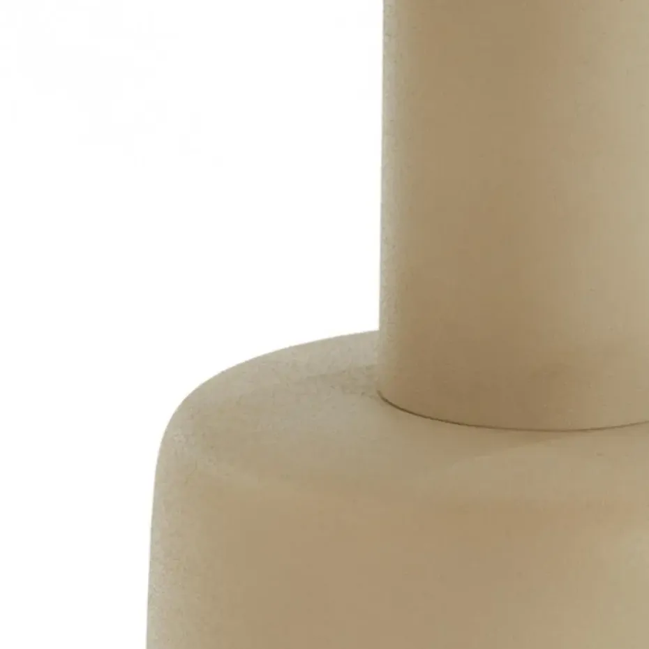 Bijzettafel Milaki - Beige - Ø39cm