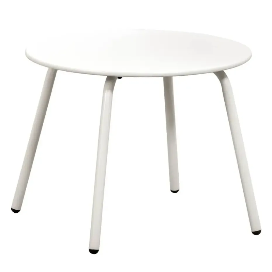 Bijzettafel Montreal - zand/metaal - Ø50 cm