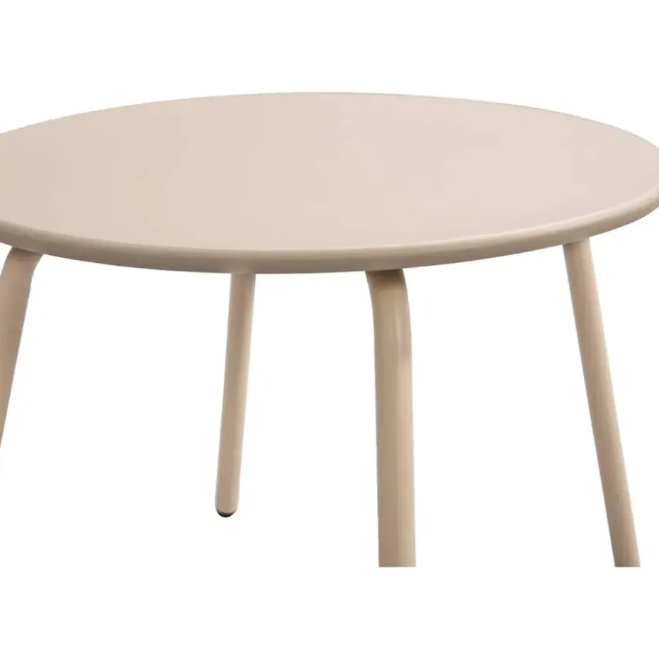 Bijzettafel Montreal - zand/metaal - 40xØ50 cm