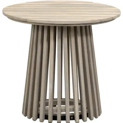 Bijzettafel Saône - acacia - 45xØ50 cm