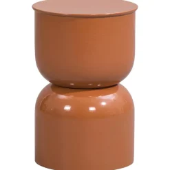 Bijzettafel Sevilla - oranje - 46,5xØ31 cm