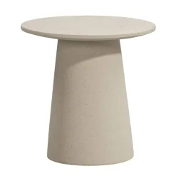 Bijzettafel Thibaut - beige - Ø45x45 cm