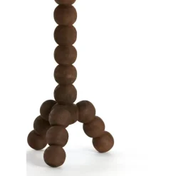 Bijzettafel Veglio - Donkerbruin - Ø35cm