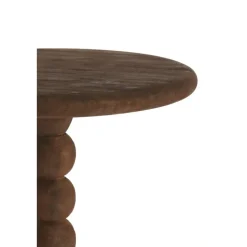 Bijzettafel Veglio - Donkerbruin - Ø35cm