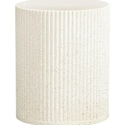 Bijzettafel Zamora - beige - 48xØ40 cm