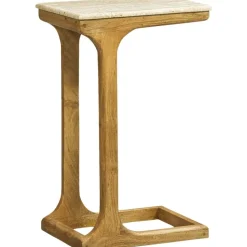 Bijzettafel Zeno - naturel - 40x30x66 cm