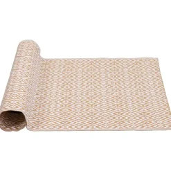 Binnen/buitenvloerkleed Diamond - terra - 90x150 cm