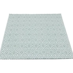 Binnen/buitenvloerkleed Diamond - groen - 90x150 cm