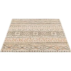 Binnen/buitenvloerkleed Star - beige - 160x230 cm