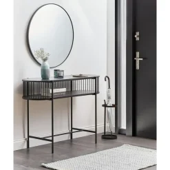 BIRSON - Consoletafel - Zwart - MDF