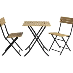 Bistroset Beziers - zwart/naturel