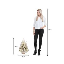 Black Box Trees Grimshaw Kunstkerstboom met Verlichting - H60 x Ø45 cm