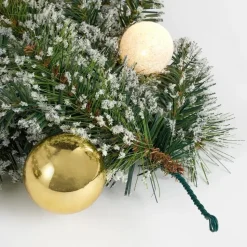 Black Box Trees Kaprun Guirlande met Verlichting - L270 x Ø25 cm - Goud