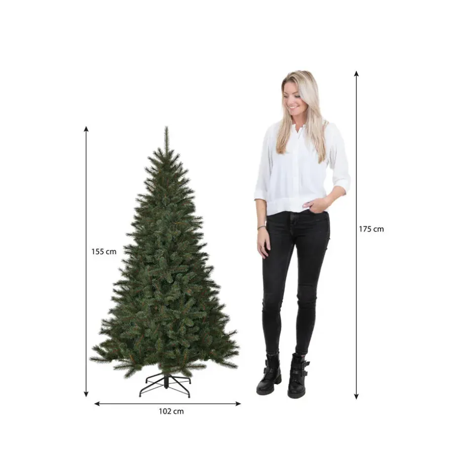 Black Box Trees Toronto Kunstkerstboom - H155 x Ø102 cm - Groen