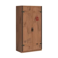 Black Pirate 2-deurs kledingkast piraten