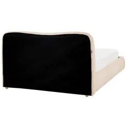 BLAGNAC - Tweepersoonsbed - Beige - 140 x 200 cm - Bouclé