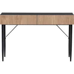 BLYTHE - Consoletafel - Zwart/Bruin - MDF