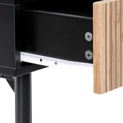 BLYTHE - Consoletafel - Zwart/Bruin - MDF