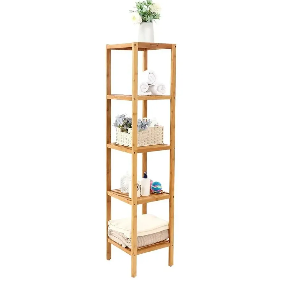 Bobbel Home - Badkamerrek - 5 verdiepingen - Staand - Bamboe