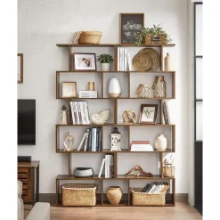 Bobbel Home - Boekenkast - Kubus - 6 Compartimenten - Bruin