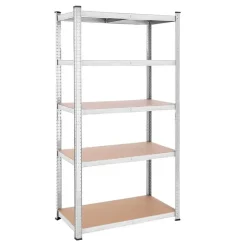 Bobbel Home - Kelderkast - 200 x 100 x 50 cm - Zilverkleurig