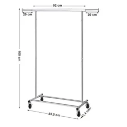 Bobbel Home - Kledingrek Met Uitschuifbare Kledingstang
