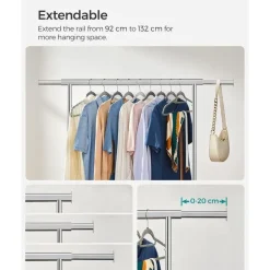 Bobbel Home - Kledingrek Met Uitschuifbare Kledingstang