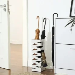 Bobbel Home - parapluhouder, metaal, vierkant, 4 haken