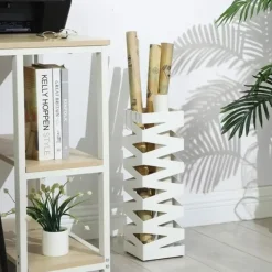 Bobbel Home - parapluhouder, metaal, vierkant, 4 haken