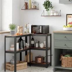 Bobbel Home - Stellingkast - Industriële Opbergrek - Verstelbare planken -