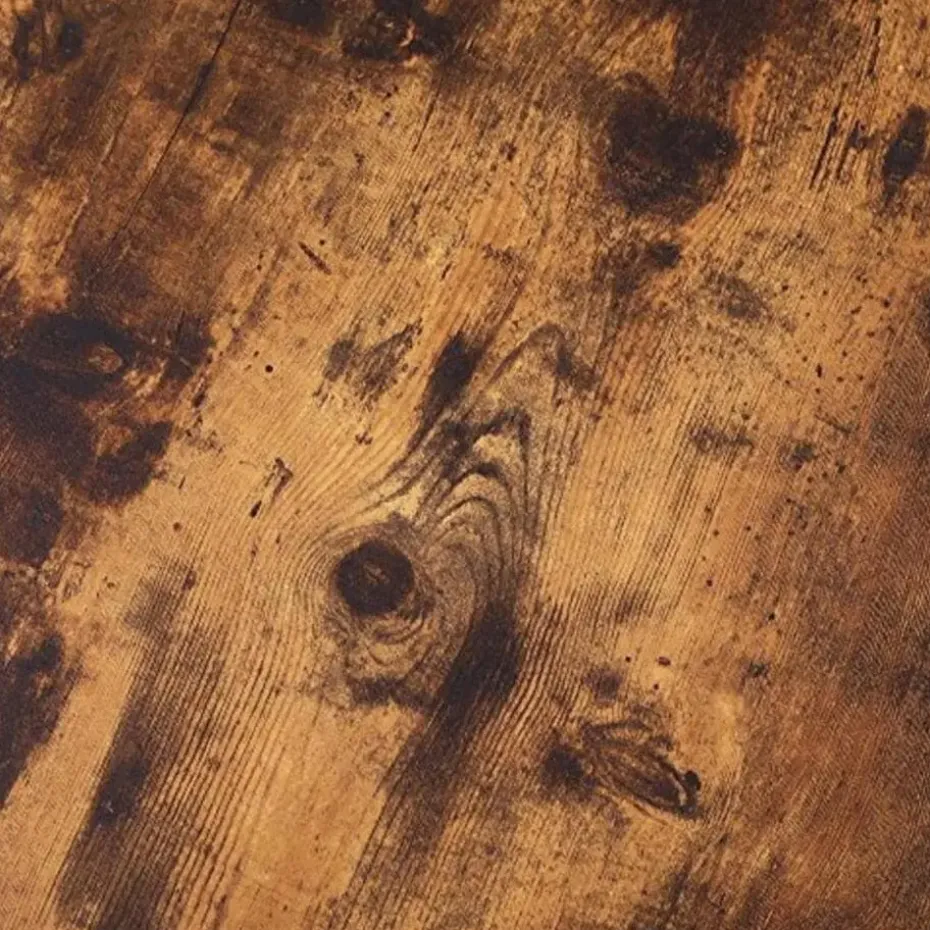 Bobbel Home - Vintage - Kast Met 5 Planken - Zwart/Bruin