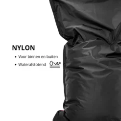 Bobbel Home - Zitzak Bella - Ruime zitzakken - Kussen - Nylon - 100x150 cm -