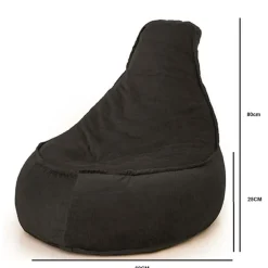 Bobbel Home - Zitzak Stoelvorm - Santiago - Ribstof – Zitstoel - Junior - 100