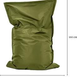 Bobbel Home Ruime zitzak Kussen Nylon 100x150cm