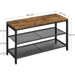 Bobbel Home Schoenenkast Met Zitje - 80 x 30 x 44.5 cm