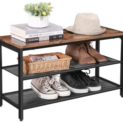 Bobbel Home Schoenenkast Met Zitje - 80 x 30 x 44.5 cm