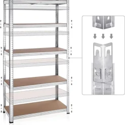 Bobbel Home Stellingkasten Set van 2 Zilver